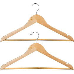 Five Kledinghangers - 24x - hout - 45 x 23 cm - kleerhangers - Kledinghangers