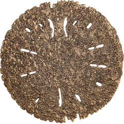 PTMD Wandpaneel Sandee - 61x1x61 cm - Aluminium - Goud