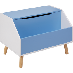 Beliani CASPER - Bewaarbox-Blauw-MDF