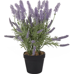 Beliani LAVENDER PLANT - Kunstplant-Groen-Synthetisch materiaal