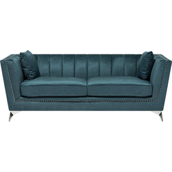 GAULA - Driezitsbank - Blauwgroen - Fluweel