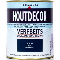 Houtdecor 627 blauw 750 ml - Hermadix