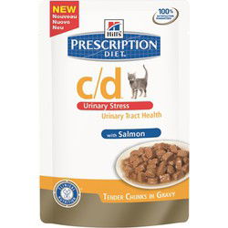 HILL'S FELINE C/D URINARY STRESS ZALM 85 GR