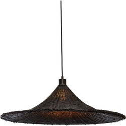 Hanglamp Borabora - Rotan Zwart - Ø70cm