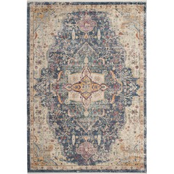 Safavieh Traditional Indoor Woven Area Rug, Illusion Collection, ILL707, in Blue & Purple, 122 X 183 cm