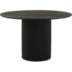 Eetkamertafel Ø120, Acacia Black