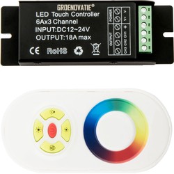 Groenovatie LED Strip RGB Controller Incl. RF Touch Afstandsbediening