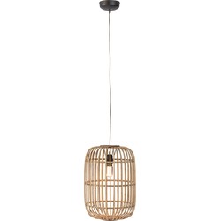 Hanglamp 1-Lichts - Bamboe - Naturel - Rond - Lamp Lana