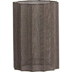 Light & Living - kap - Disli - bruin - textiel - Ø 24cm - E27 - 2224945