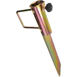 Parasolharing - 1x - droogmolen grondpen met handvat - 0 tot 35 mm - Parasolvoeten