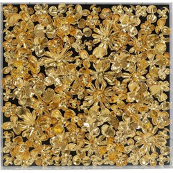 Kare deco Frame Gold Flower 60x60 cm