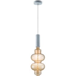 Home sweet home hanglamp Saga beton Diabolo - amber