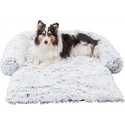 TRIXIE SOFA BED HARVEY MEUBELBESCHERMER HOEKIG WIT / ZWART 80X130 CM