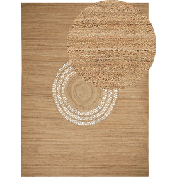 Beliani BOGAZOREN - Gevlochten-Beige-Jute