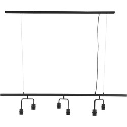 Light & Living - Hanglamp EDISA - 160x50x25cm - Zwart