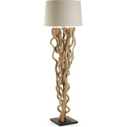 Kave Home - Nuba staande lamp wit