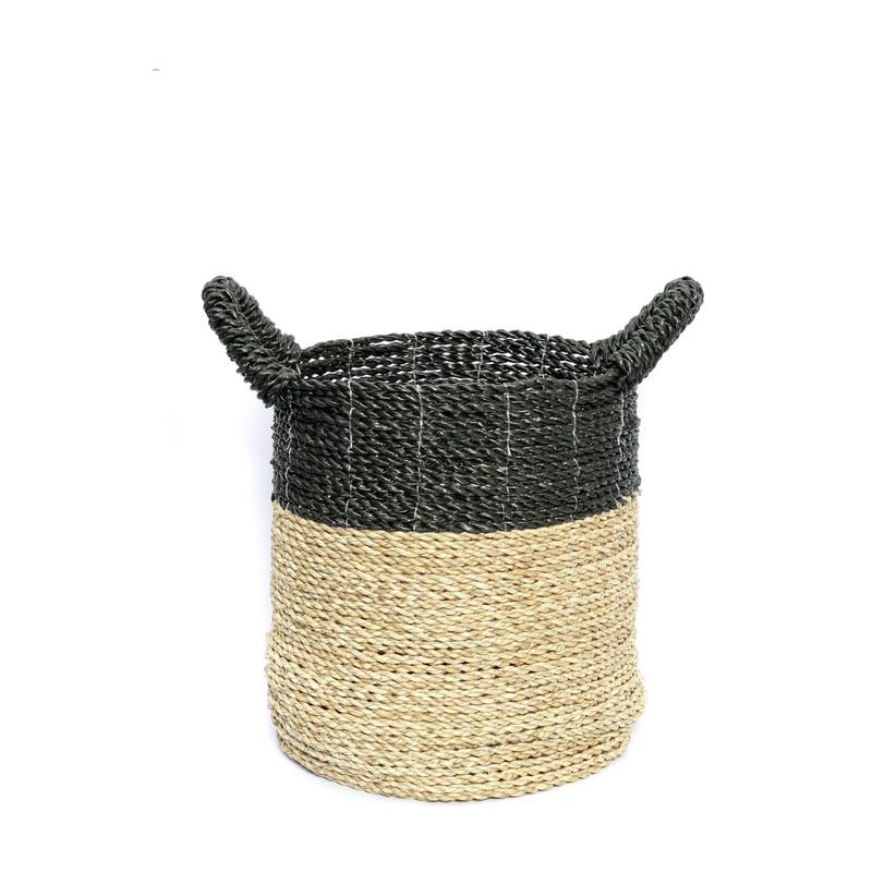 The Striped Basket - Natural Black - S - 