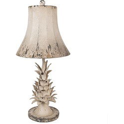Clayre & Eef Tafellamp Beige Metaal