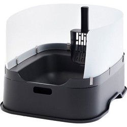 Splash shield kattentoilet biala - wit