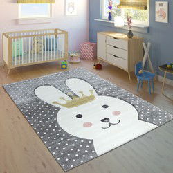 Kindervloerkleed - Cosena - Grijs - 120x170 cm