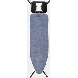 Strijkplank B, 124x38 cm, solide strijkerhouder - Denim Blue