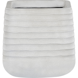 PARIKIA - Plantenbak - Wit - 28 cm - Polyresin