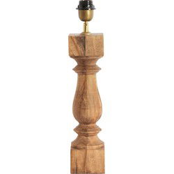 Light&living Lampvoet 10x10x47 cm CUMANI hout weather barn