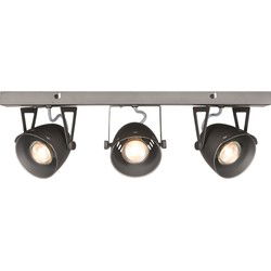 LABEL51 Spot Cap led - Burned Steel - Metaal - 3-Lichts