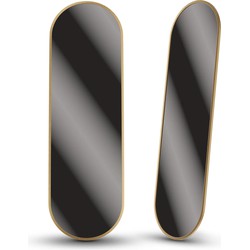 Passpiegel - Ovale Spiegel - 160x50cm - Goud