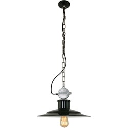Anne Light and home hanglamp Millstone - zwart - metaal - 40 cm - E27 fitting - 7737ZW