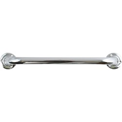 MSV Badkamer/douche wand/muur handgreep - rvs metaal - zilver - 30 cm - Badkameraccessoireset