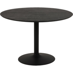Vino houten eettafel zwart - Ø 110 cm