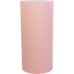 Side Table / Pillar- Cylinder - MDF - Light Pink - 30x65cm