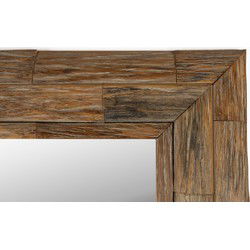 Housecraft Living Lias Spiegel/ Wandspiegel 120x35 cm Hout