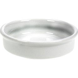 Cosy & Trendy Creme brulee schaaltjes - 12x - porselein - wit - D12 cm - Serveerschalen