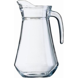 Schenkkan/Sapkan/waterkan van glas 1,6 liter van 24 x 14 cm - Schenkkannen