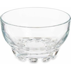 Pasabahce IJcoupes/IJsjes/Dessert serveer schaaltjes - set 6x stuks - kristal glas - 275 ml - IJsjeshouders