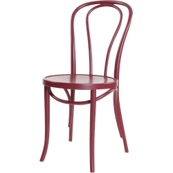 Vienna Thonet No. 18 houten bistrostoel burgundy