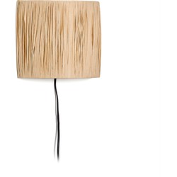 Kave Home - Pulmi-wandlamp van natuurlijke raffia