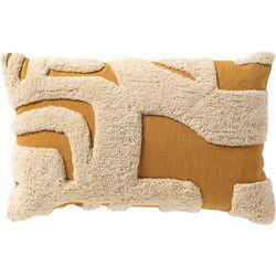 Dutch Decor MILLY - sierkussen 30x50 cm - organisch - Chai Tea - geel - Dutch Decor