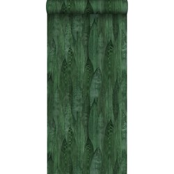 ESTAhome behang bladeren emerald groen
