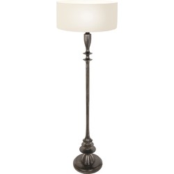 Anne Lighting vloerlamp Bois - zwart - hout - 50 cm - E27 fitting - 3773ZW