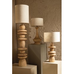 PTMD Lampenkap Rivvo - 40x40x50 cm - Katoen - Naturel