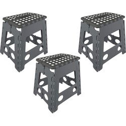 ProPlus Opstapkrukje - 3x - Inklapbaar - 39,5 cm - Tot 120 kg - kruk - Huishoudkrukjes