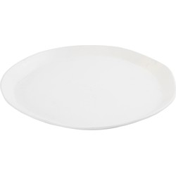 PTMD Schaal Elzye - 30x30x2 cm - Aluminium - Creme