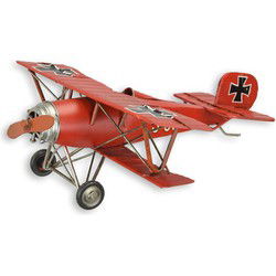 A TIN MODEL OF THE RED BARON BIPLANE