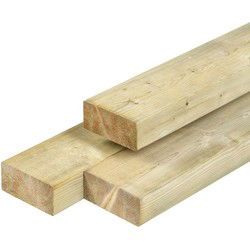 Regel Noord-Europees O/S-IV vuren 4,5x9,5x480 cm Tuindeco