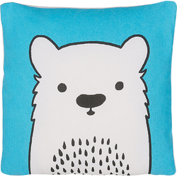 WARANASI  - Sierkussen - Blauw - 45 x 45 cm - Katoen