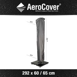 Zweefparasolhoes H292x60/65 - AeroCover