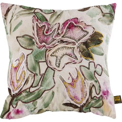 PTMD Sierkussen Ayumi - 45x3x45 cm - Katoen - Roze